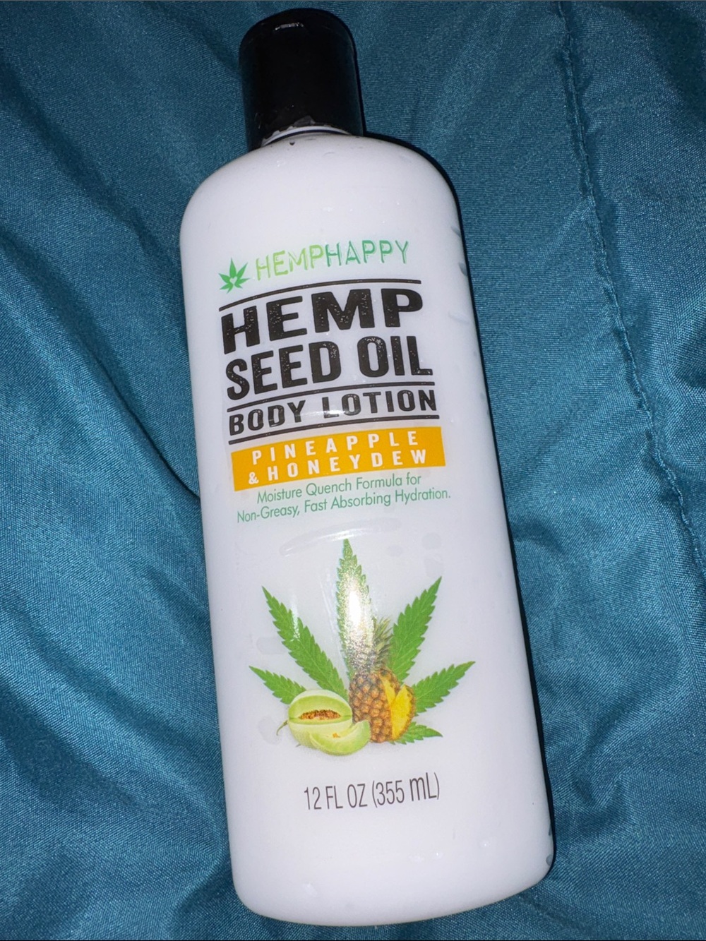 Hemp Happy - Seed Oil Body Lotion - Pineapple & Honeydew (White) 12 fl oz